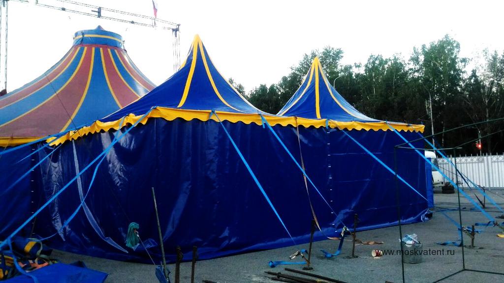 Изготовление шатра для цирка-шапито в Москве, компания «Москватент»