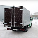 Установка ворот на грузовик «Газель-Next» в Москве